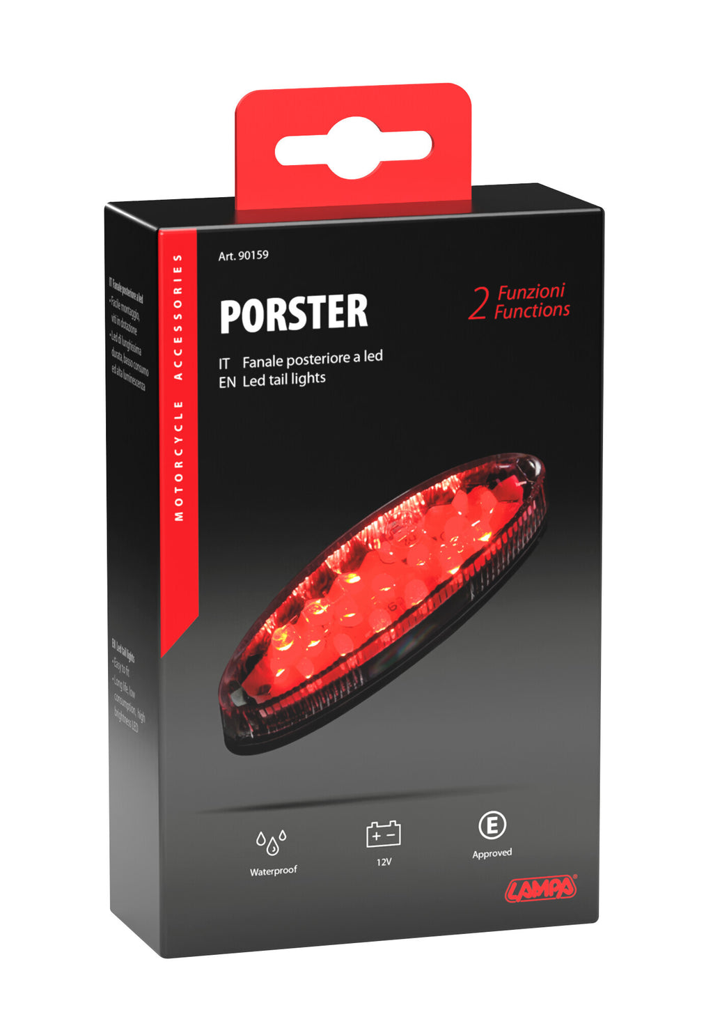 Porster, fanale posteriore a Led 12V