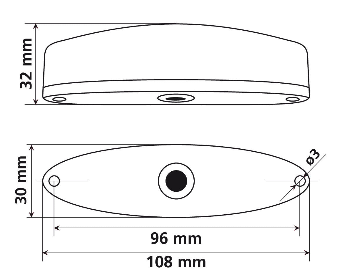 Porster, fanale posteriore a Led 12V