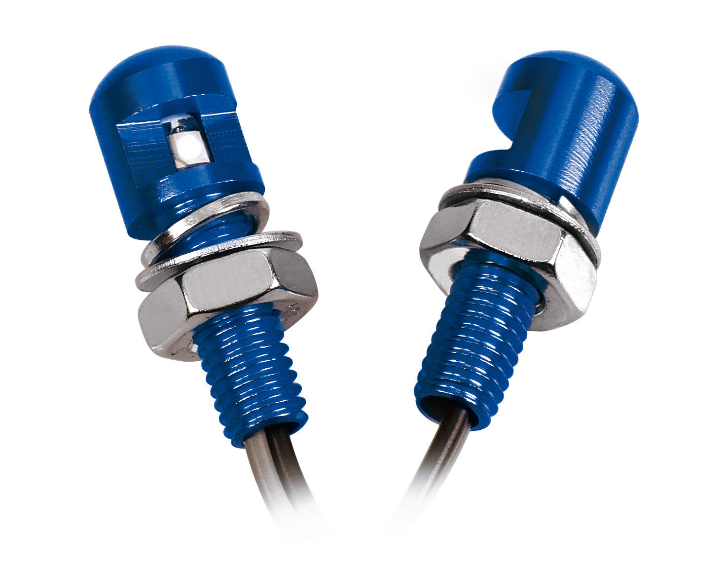 Set 2 viti con Led a luce bianca - Blu