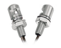 Set 2 viti con Led a luce blu - Alluminio