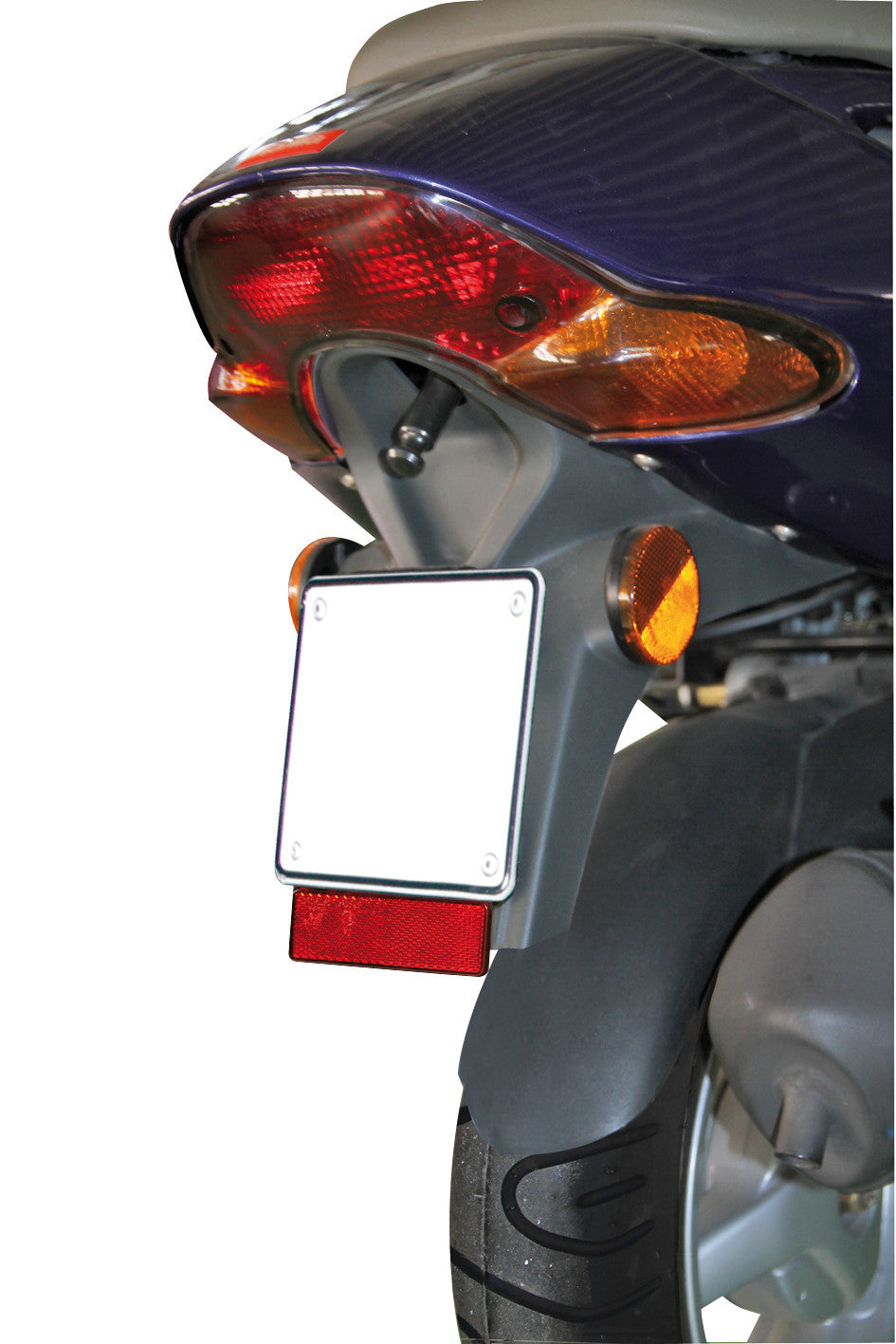 Supporto per catarifrangente targa ciclomotori