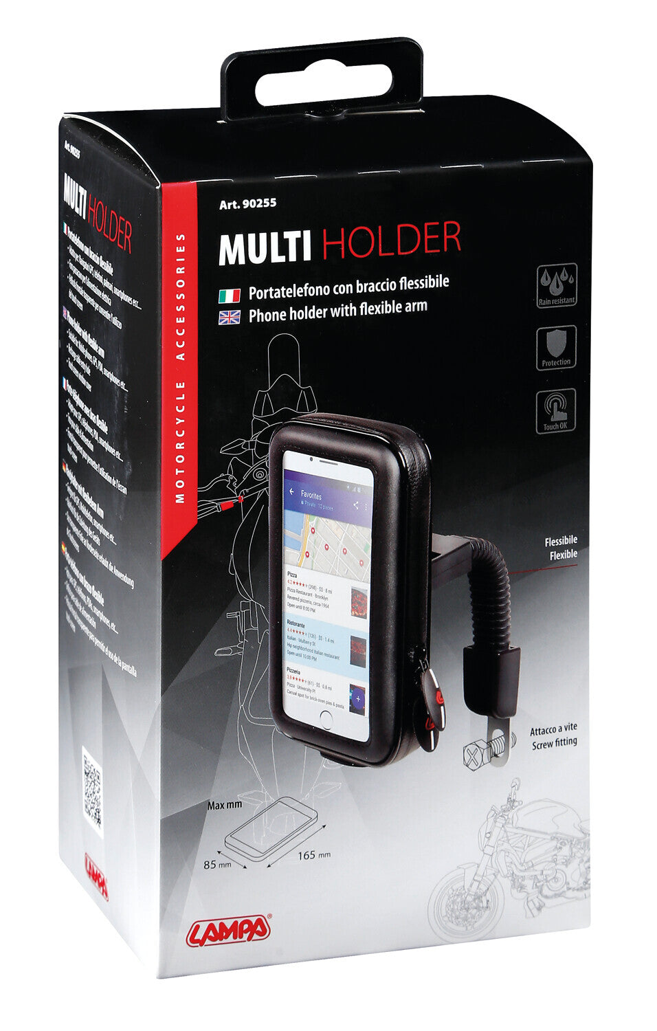 Multi Holder Evo, portatelefono con braccio flessibile
