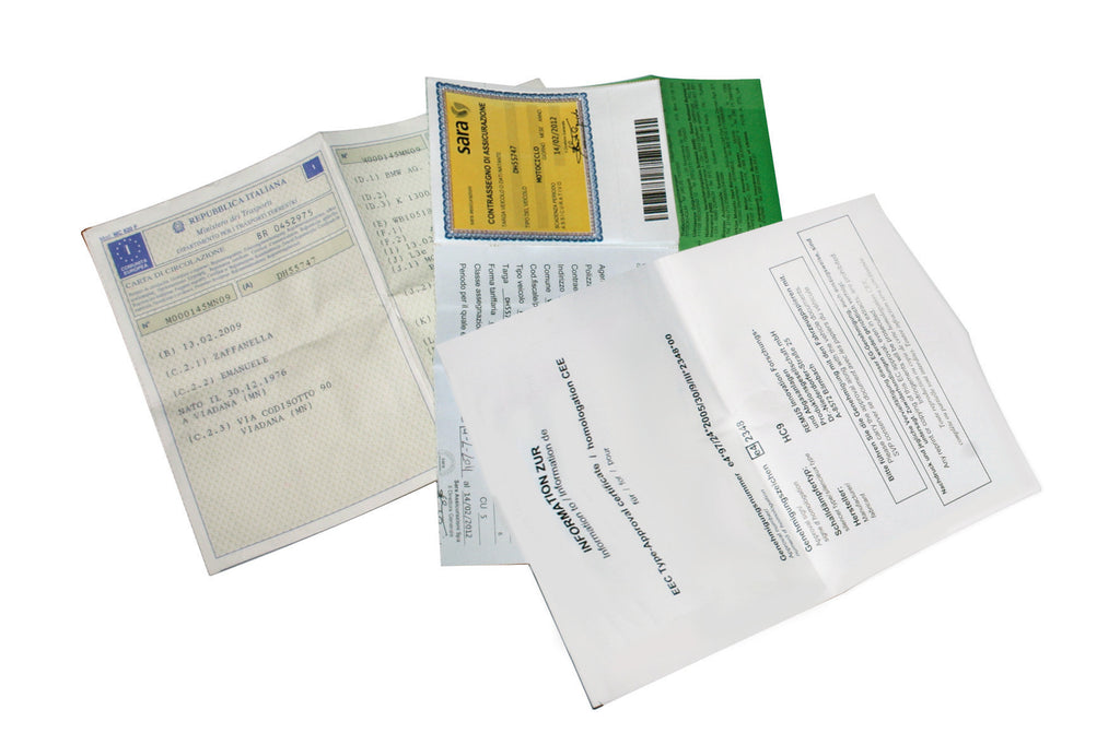 Porta documenti per moto
