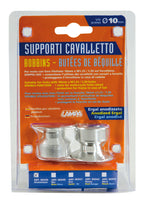 Kit supporti cavalletto - 10 mm - Alluminio