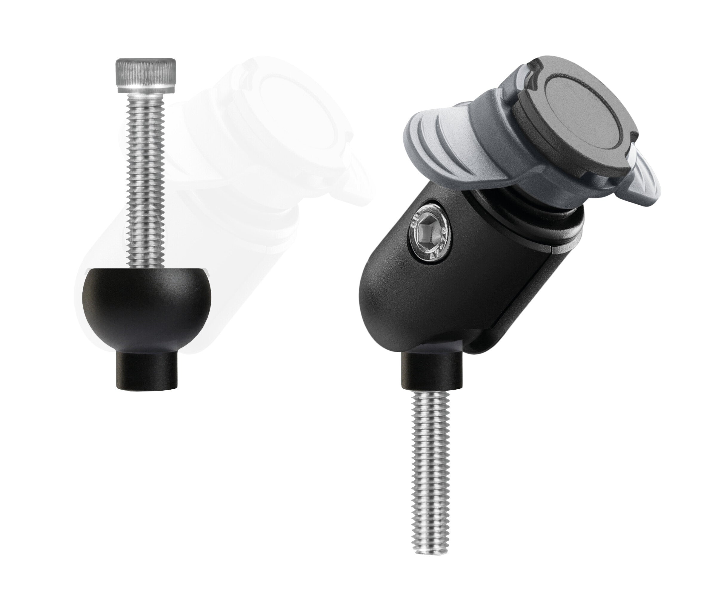 Screw, supporto con attacco per viti e riser M8