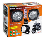 Max-Lum 1, coppia fari ausiliari a led, 12V