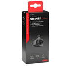 On & Off, interruttore impermeabile, 12V - Nero