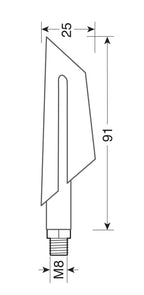Ciclon, indicatori di direzione a led - 12V LED