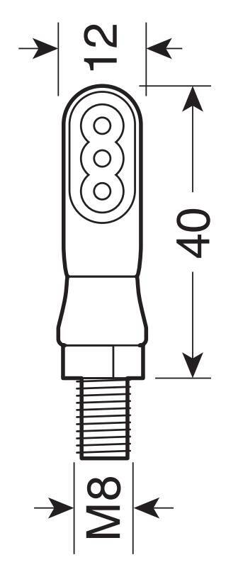 Nano, indicatori di direzione a led - 12V LED