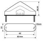 Nova, fanale posteriore a 9 Led 12V
