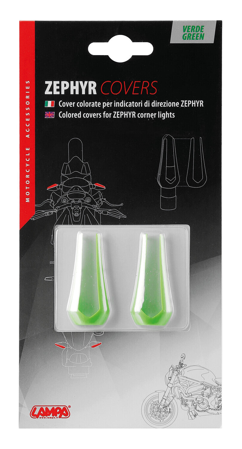Cover colorate per indicatori di direzione Zephyr, 2 pz - Verde