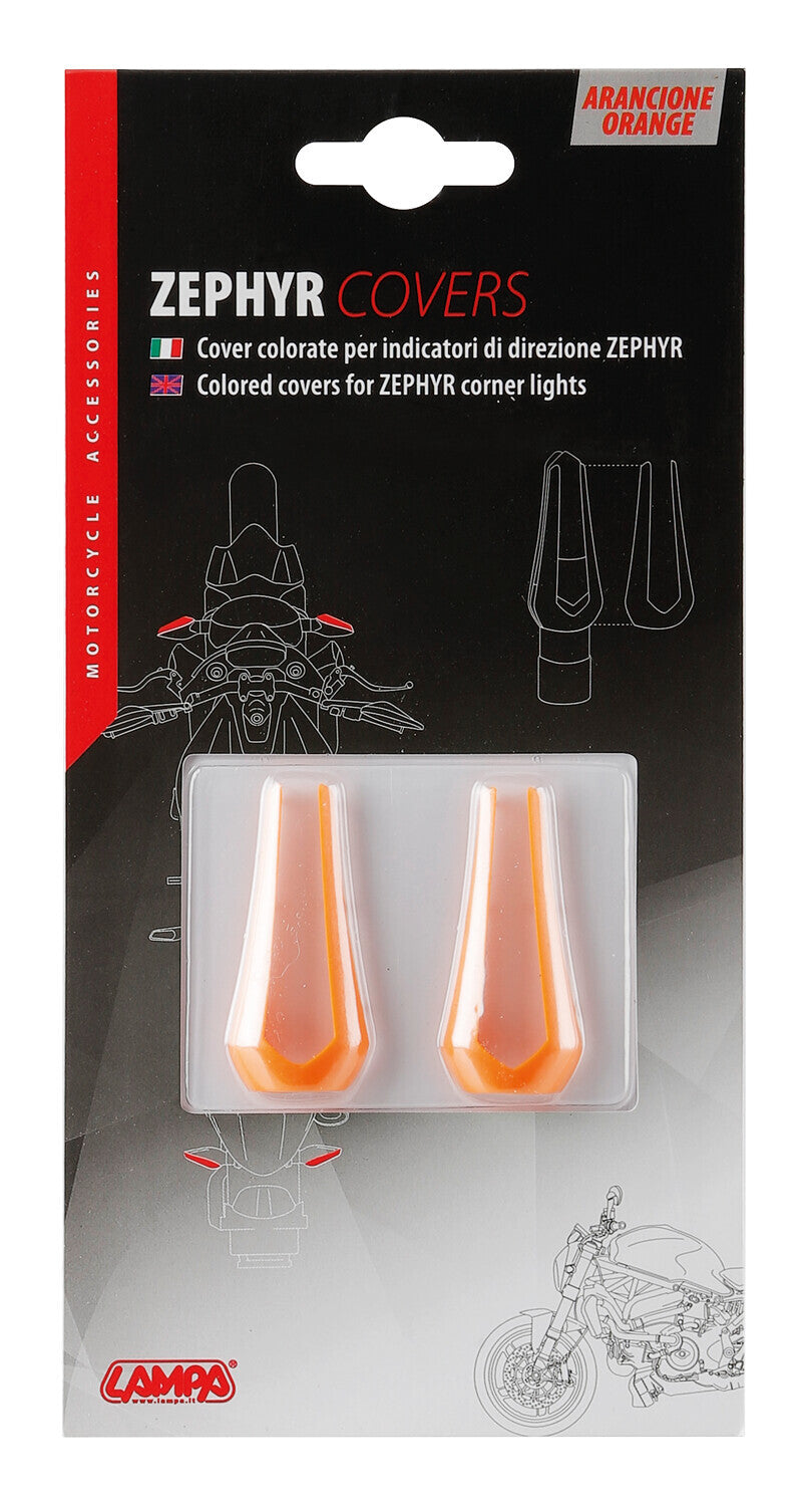 Cover colorate per indicatori di direzione Zephyr, 2 pz - Arancio