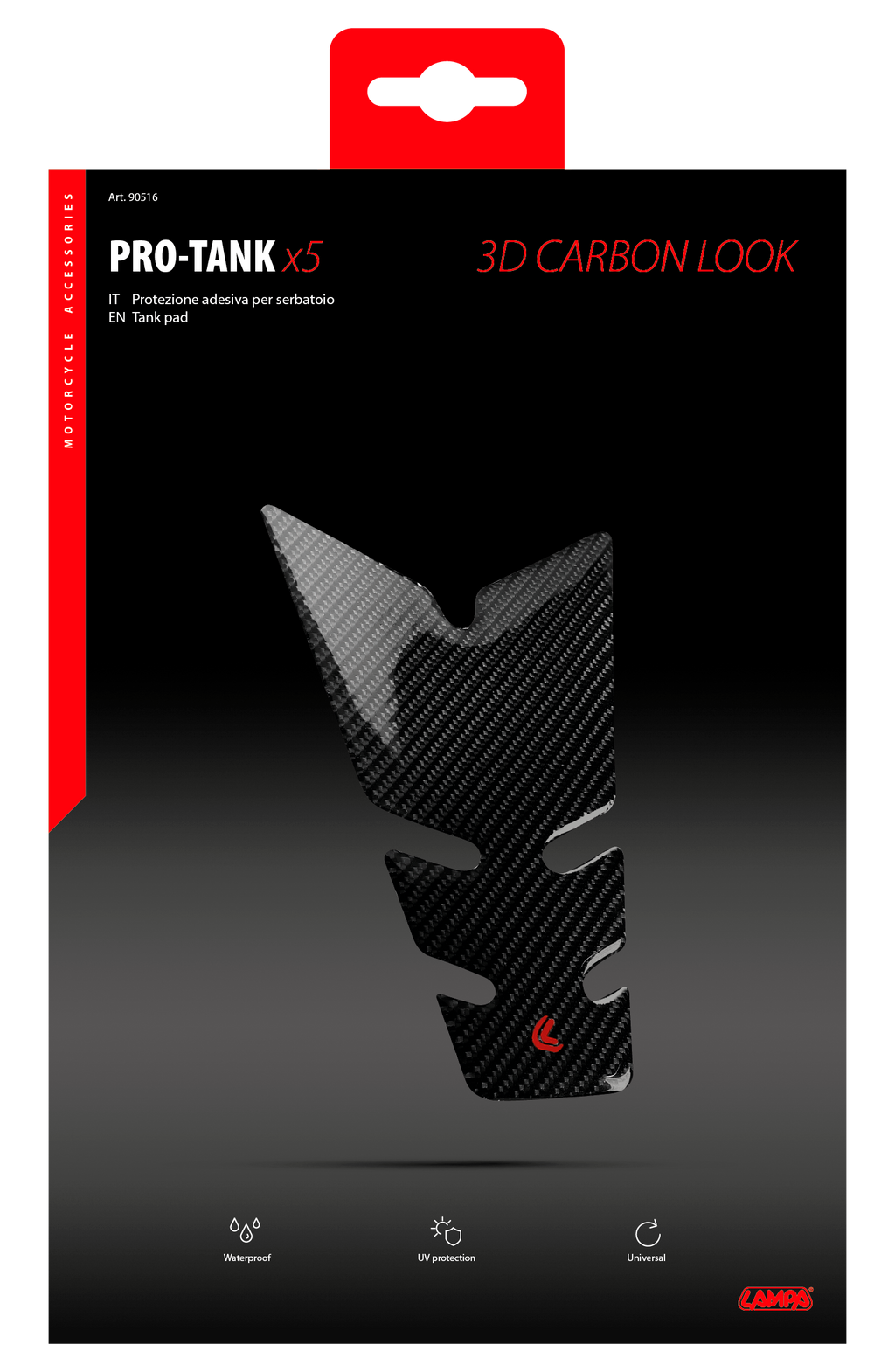 Pro-Tank X5, protezione adesiva per serbatoio - Carbon