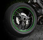 Wheel Stripe Racing, profilo adesivo per cerchi ruota - Verde