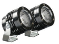 O-Lux, coppia fari ausiliari a led, 12V - Nero
