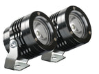 O-Lux, coppia fari ausiliari a led, 12V - Nero