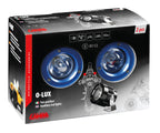 O-Lux, coppia fari ausiliari a led, 12V - Blu