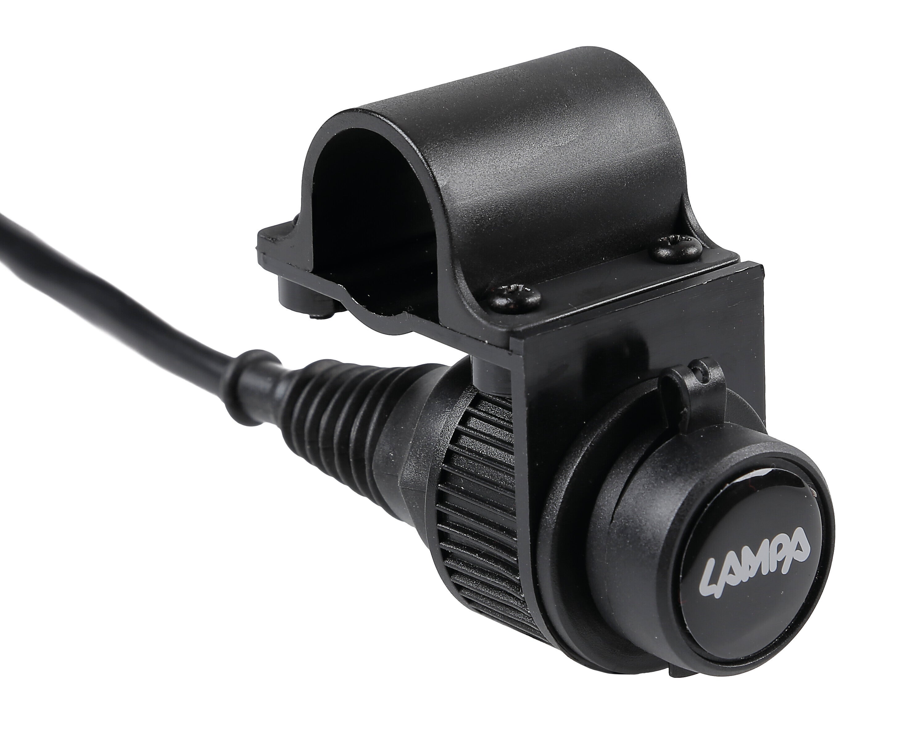 Presa corrente standard per fissaggio a manubrio - 12V - 12A max