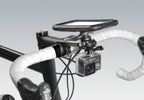 Combo, supporto per action cam con attacco fisso per manubrio