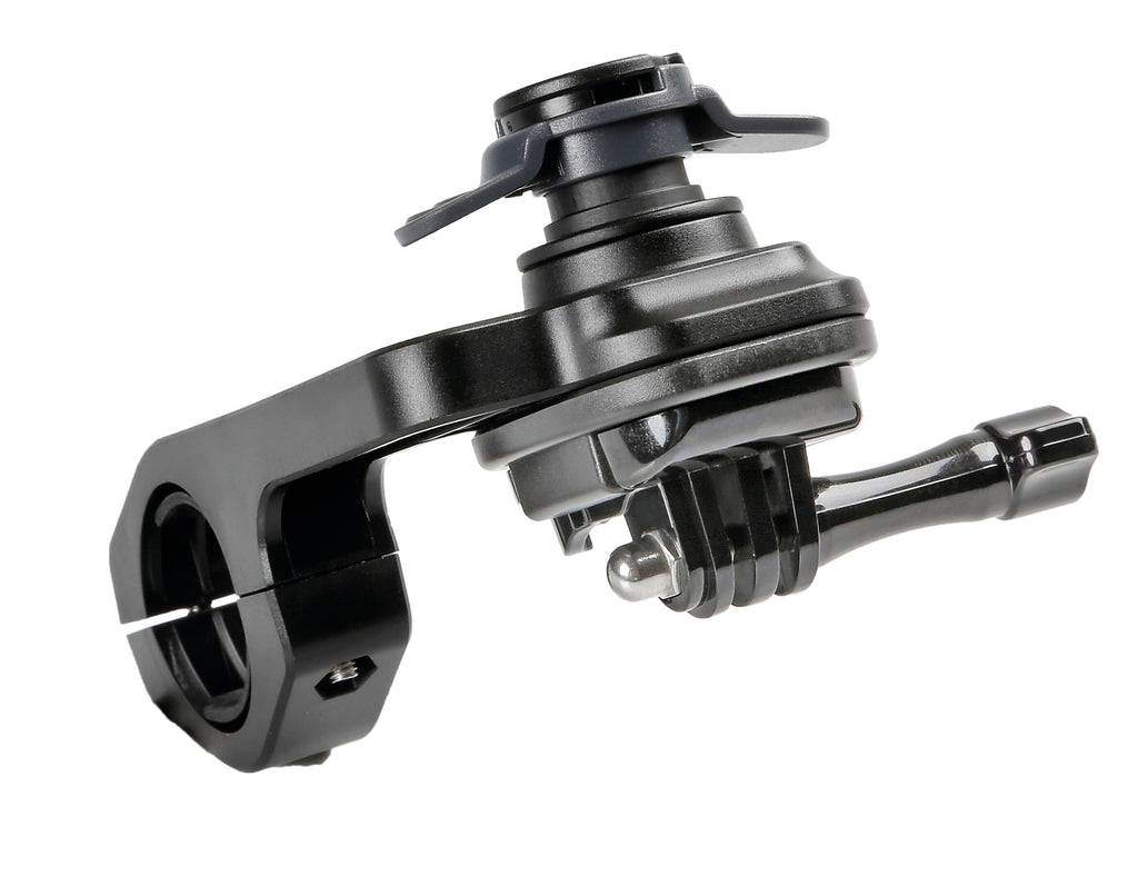 Combo, supporto per action cam con attacco fisso per manubrio