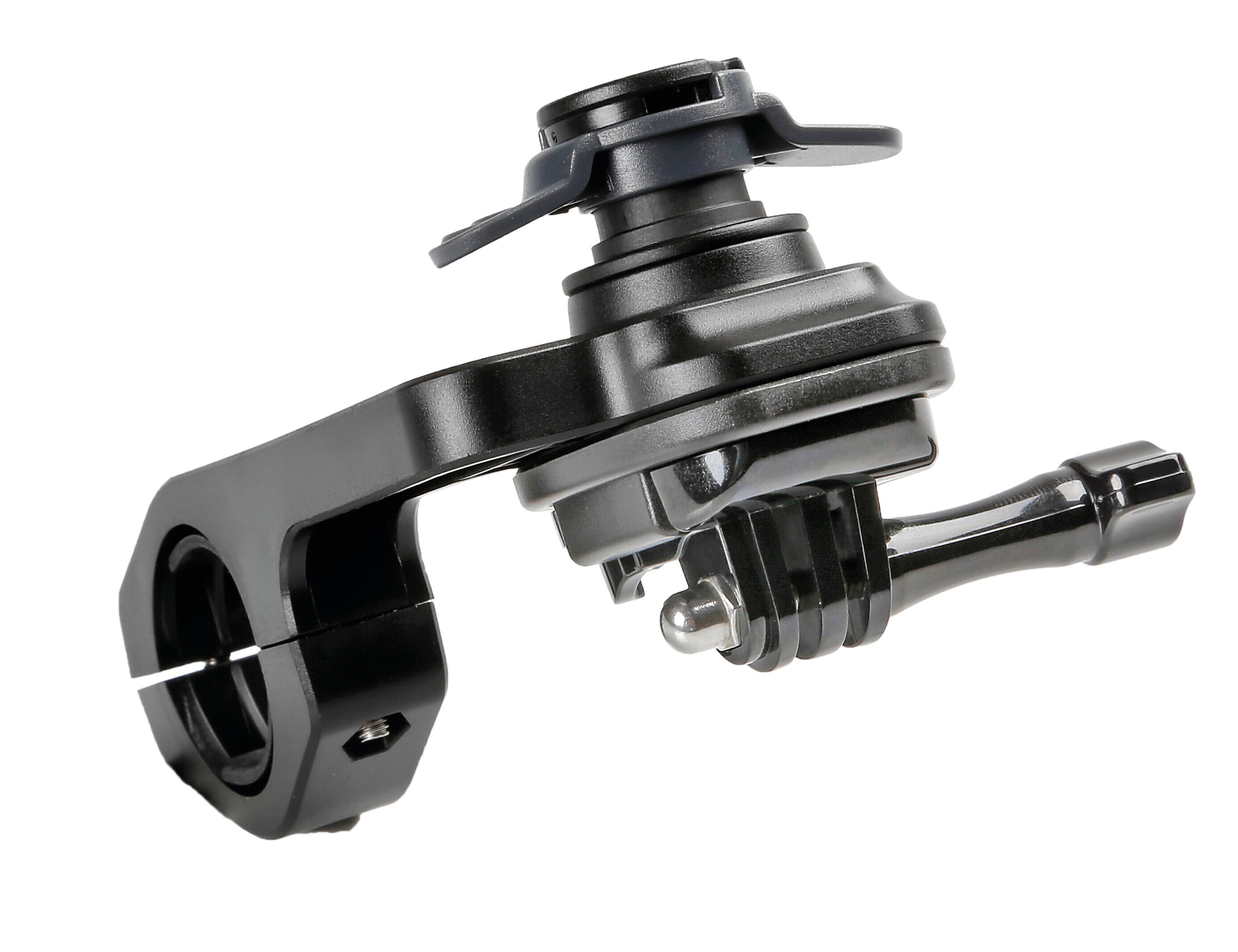 Combo, supporto per action cam con attacco fisso per manubrio