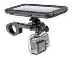 Combo, supporto per action cam con attacco fisso per manubrio