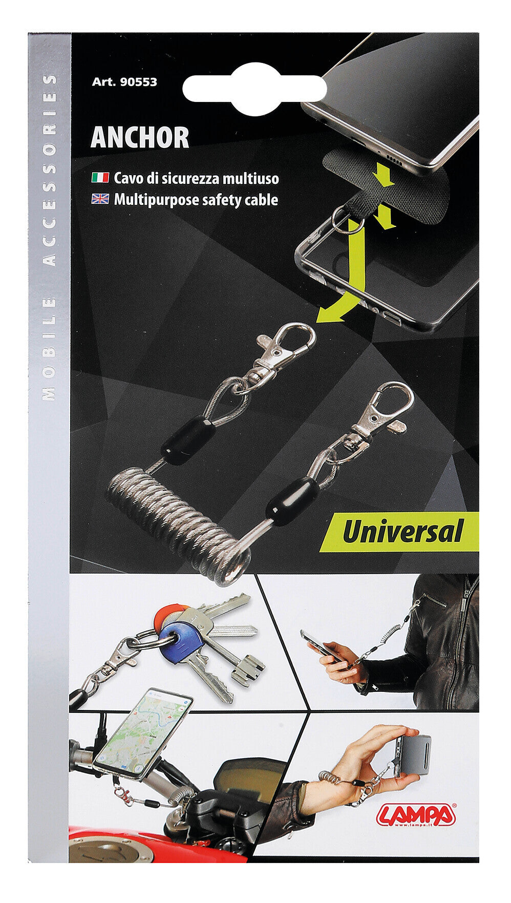 Anchor, cavo di sicurezza multiuso