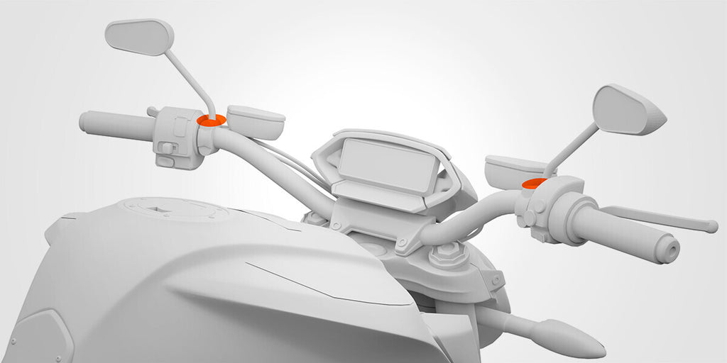 Titan Pole, supporto con attacco per specchietti o viti passanti