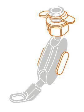 Titan Pole Orbit, supporto a braccio snodato con attacco per specchietti e viti passanti
