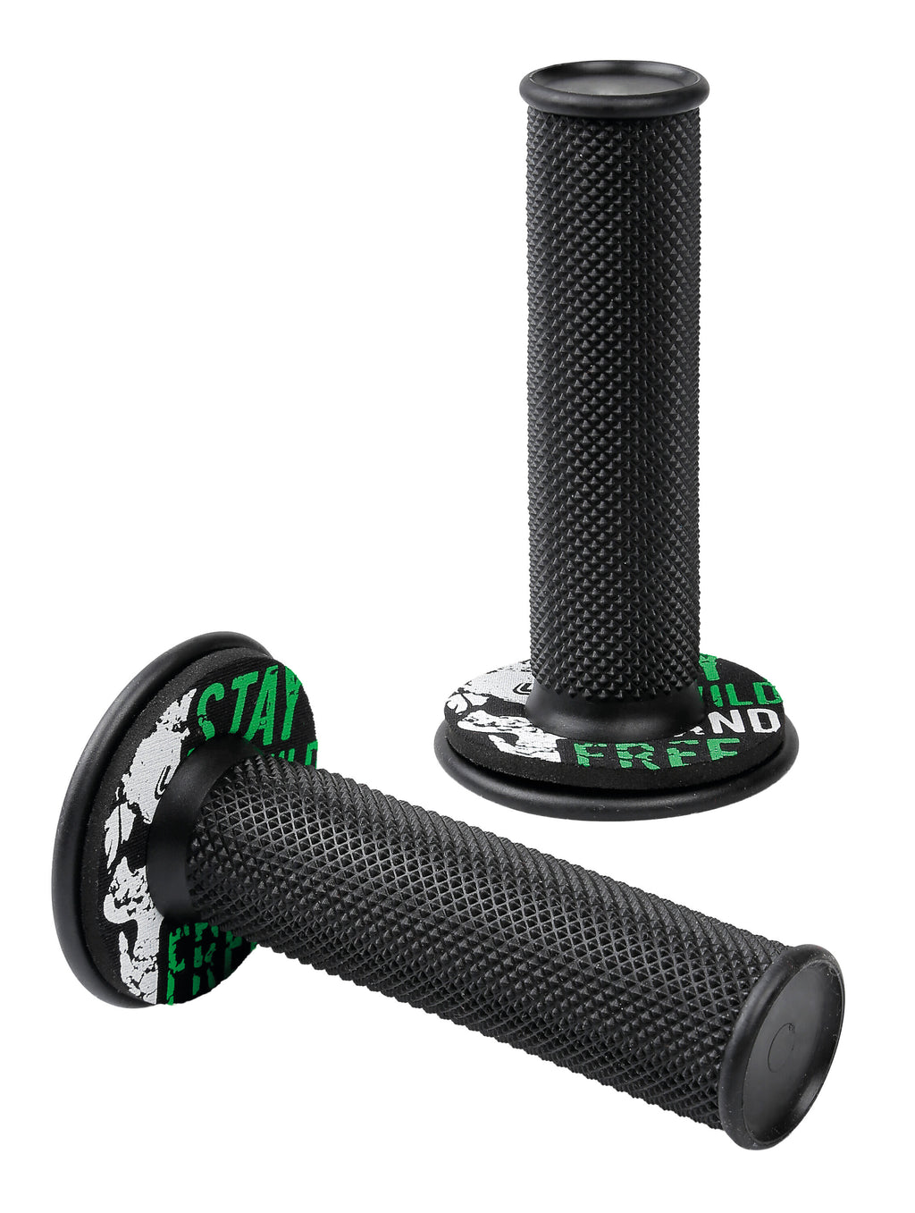 Donut Off-Road Grips, manopole universali - Nero - Verde
