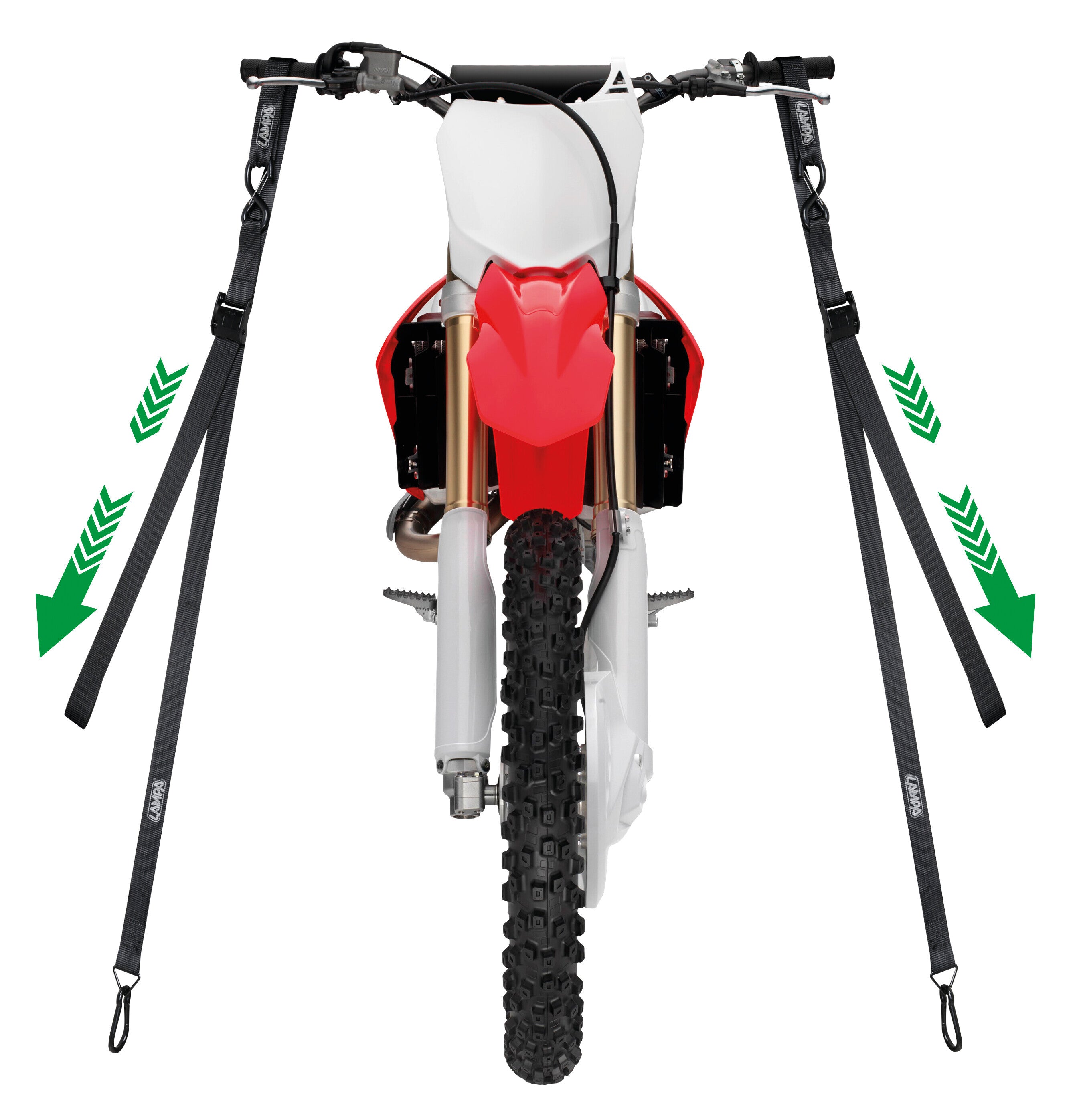 Kraken Pull-Down, coppia nastri tensori moto