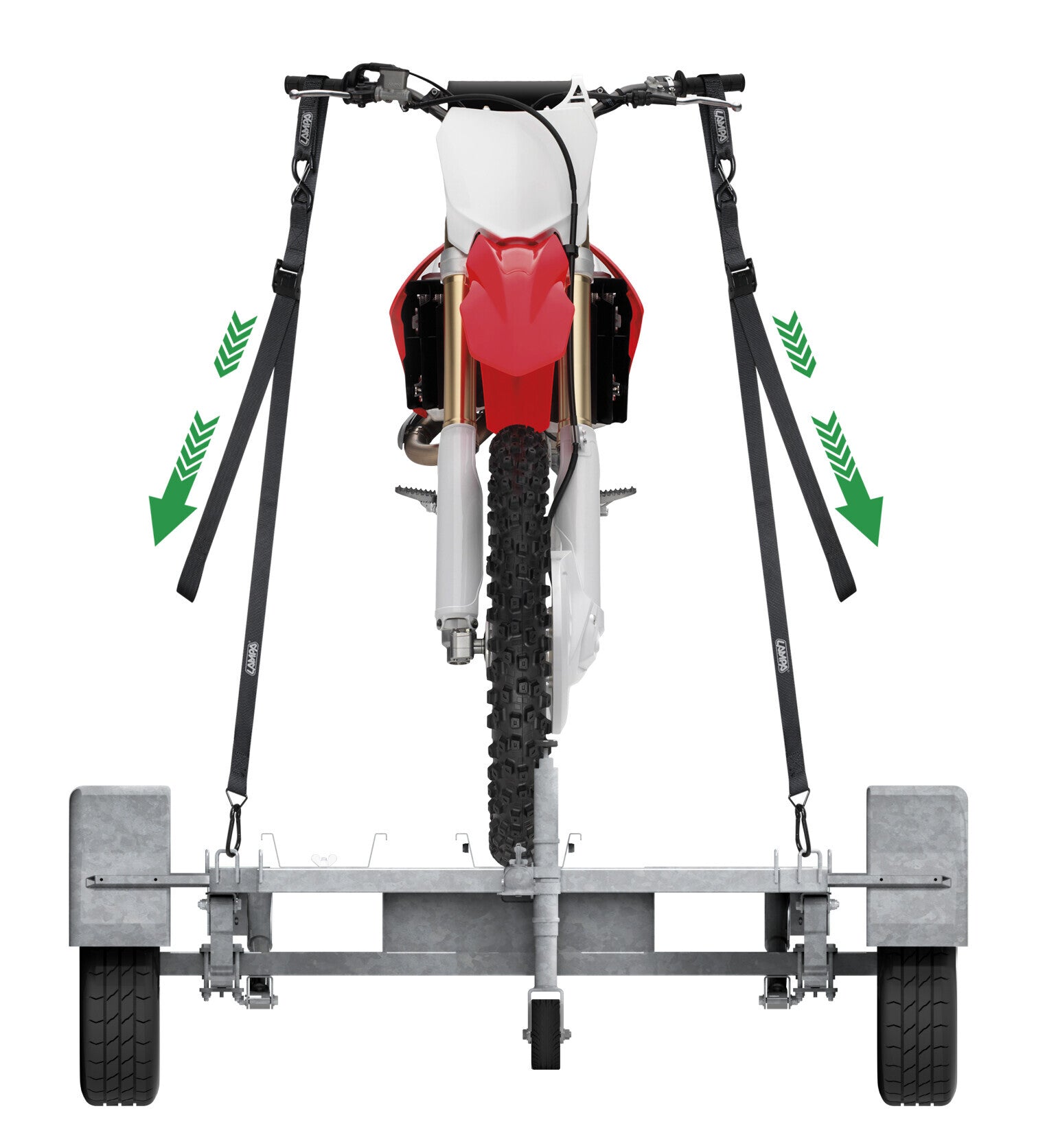 Kraken Pull-Down, coppia nastri tensori moto