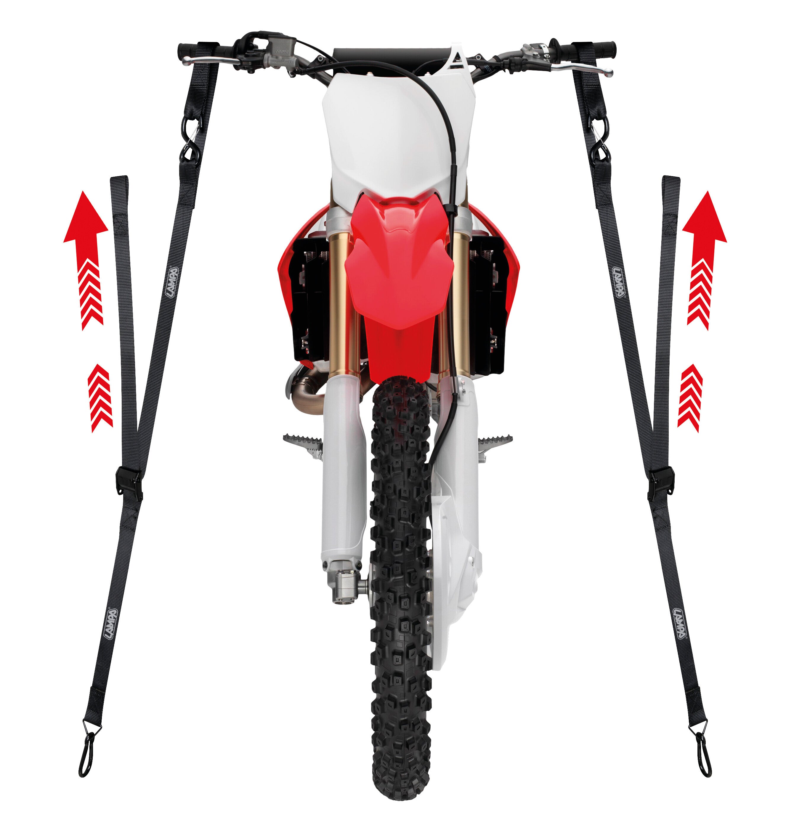 Kraken Pull-Up, coppia nastri tensori moto