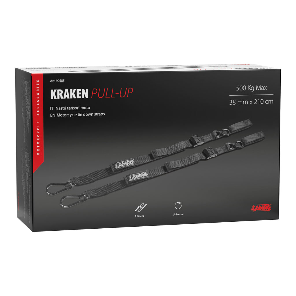 Kraken Pull-Up, coppia nastri tensori moto