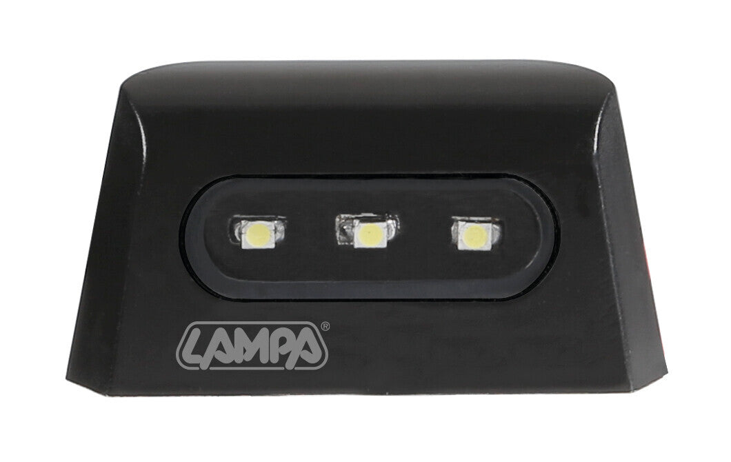 A-ion, luce targa a 3 Led Smd, 12V