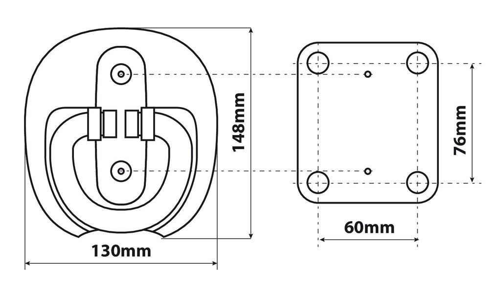 Shield 4, ancoraggio per moto da installare a pavimento