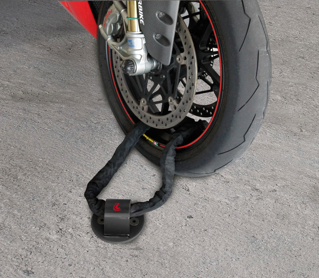 Shield 2, ancoraggio per moto da installare a pavimento