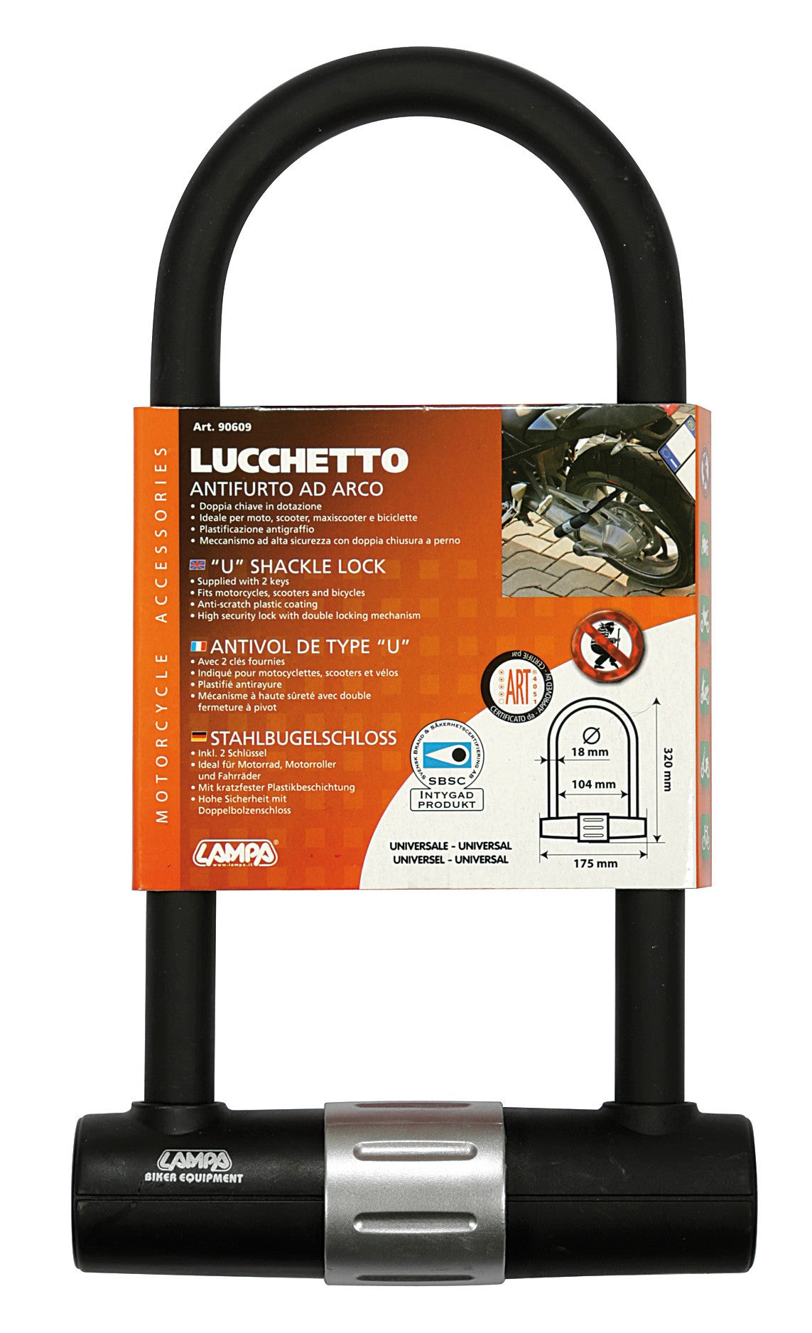 Strength, lucchetto antifurto ad arco