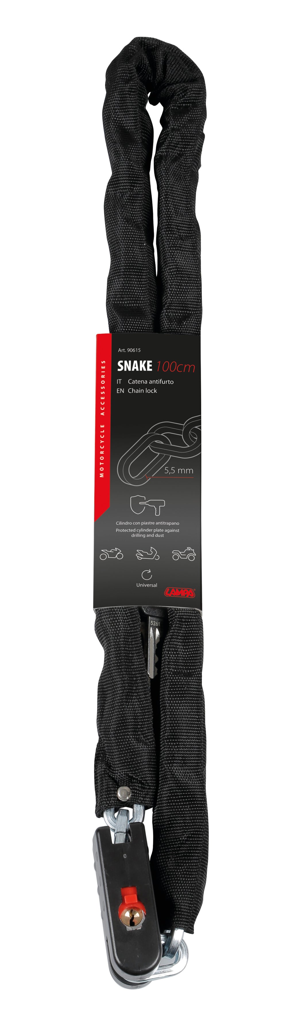 Snake, catena antifurto - 100 cm
