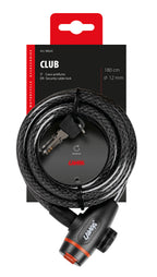 Club, cavo antifurto in acciaio Ø 12 mm - 180 cm