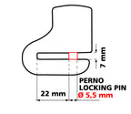 Bite, lucchetto bloccadisco - Perno Ø 5,5 mm