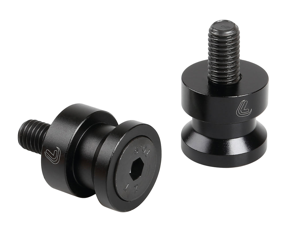 Coppia supporti cavalletto - M10x1,50 mm - Nero