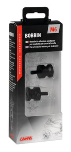 Coppia supporti cavalletto - M6x1 mm - Nero