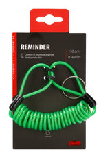 Reminder, cavetto di sicurezza a spirale - Verde