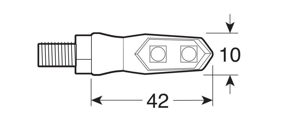 Nix, indicatori di direzione a led - 12V LED