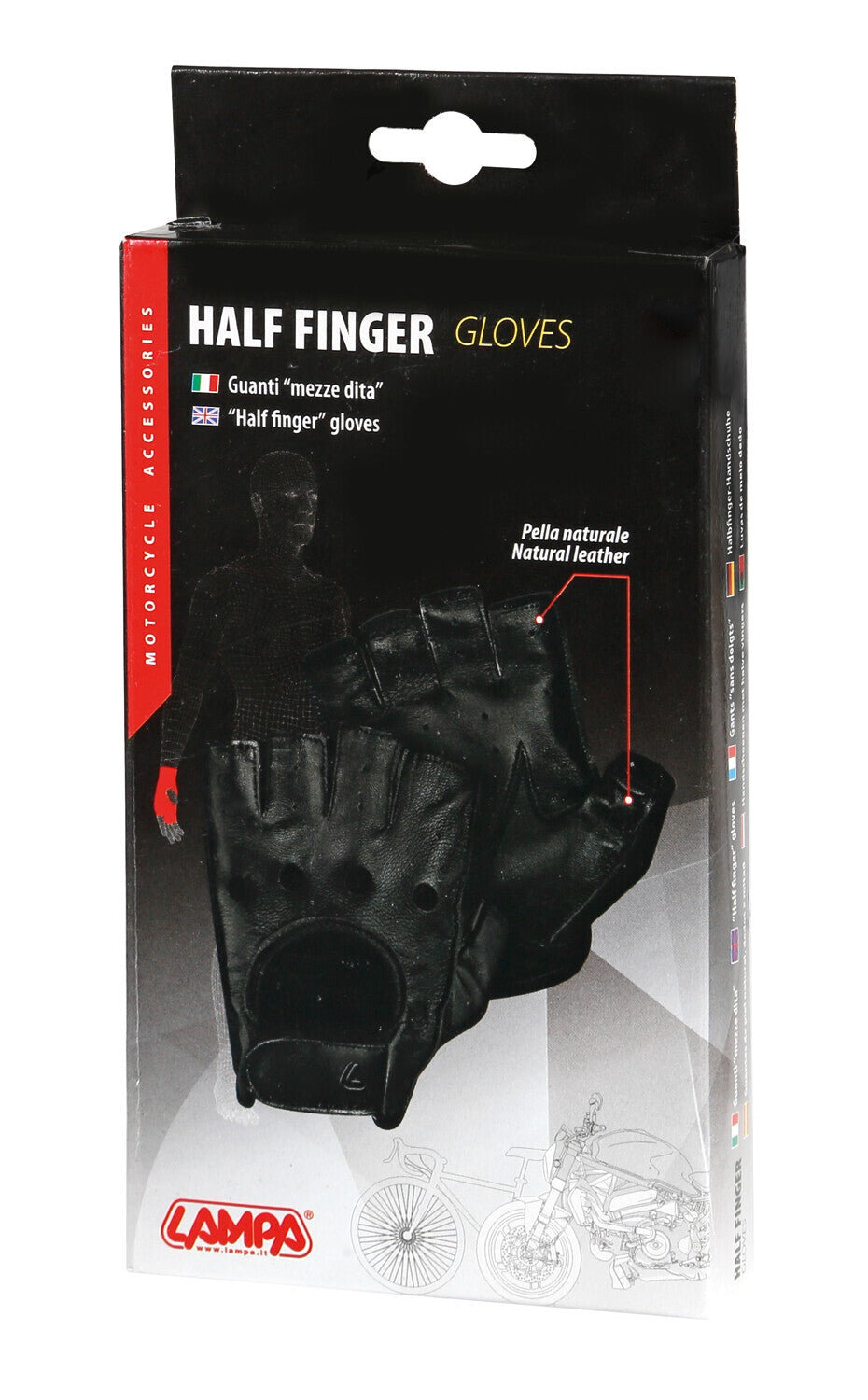 Half Finger, guanti mezze dita - M