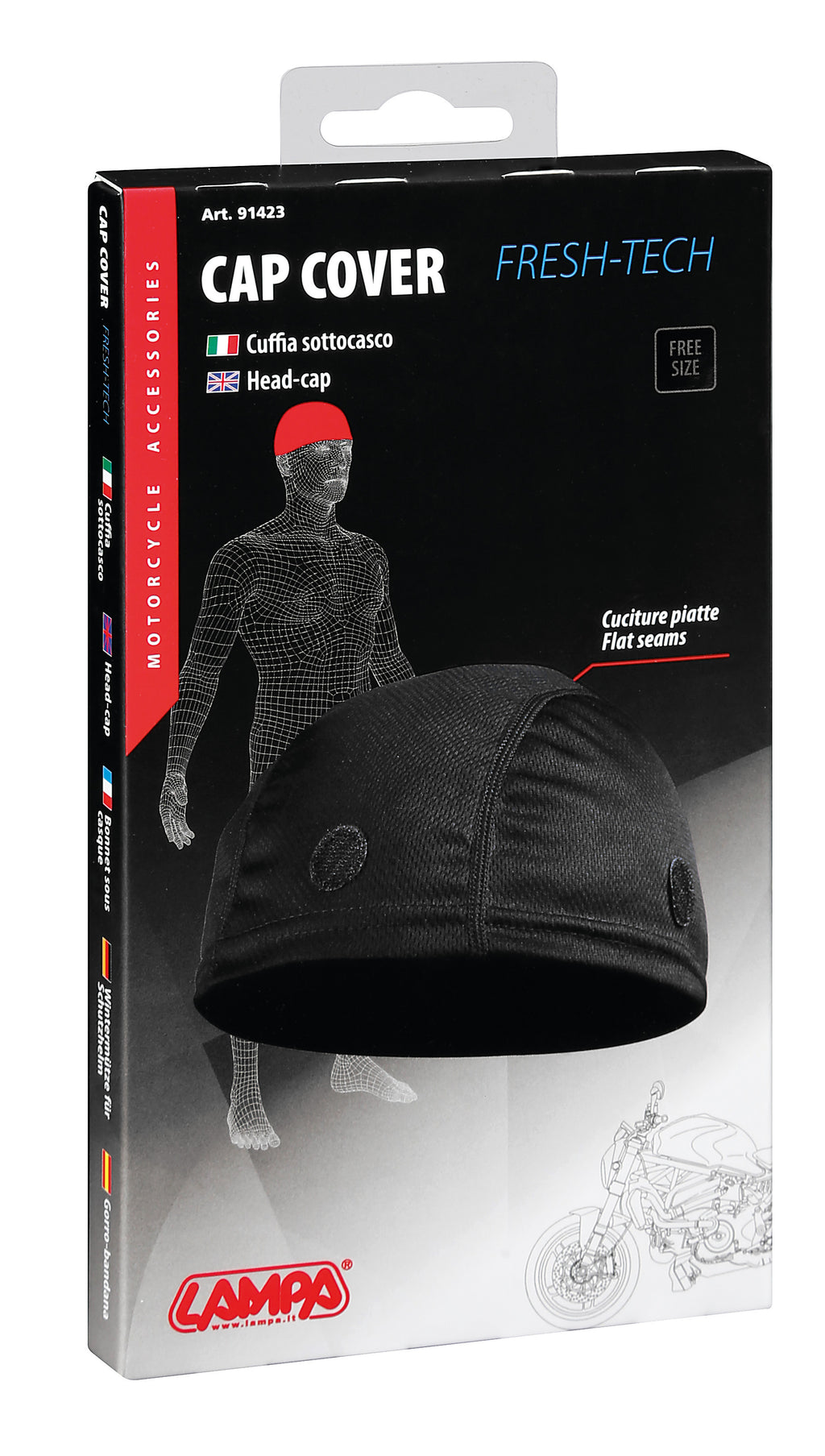 Head-Cap, cuffia sottocasco in poliestere