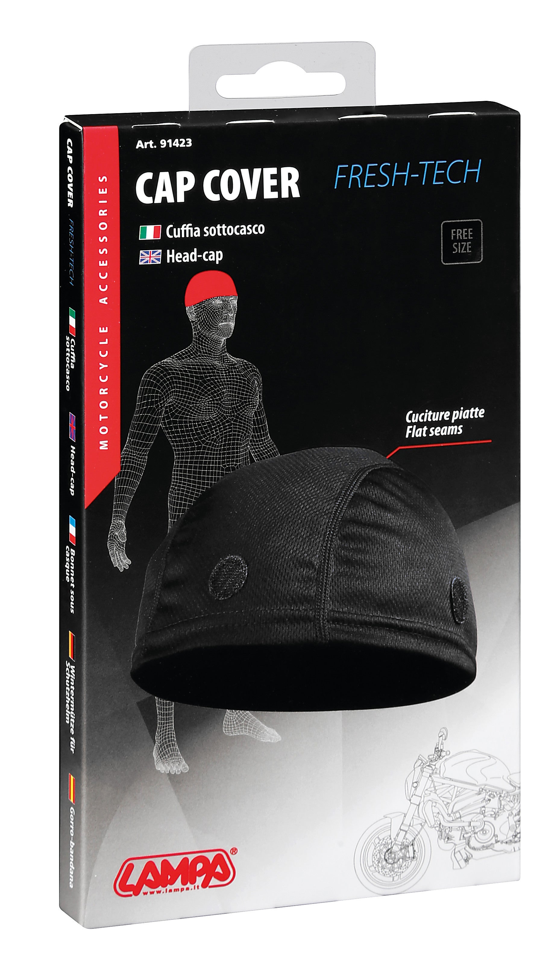 Head-Cap, cuffia sottocasco in poliestere