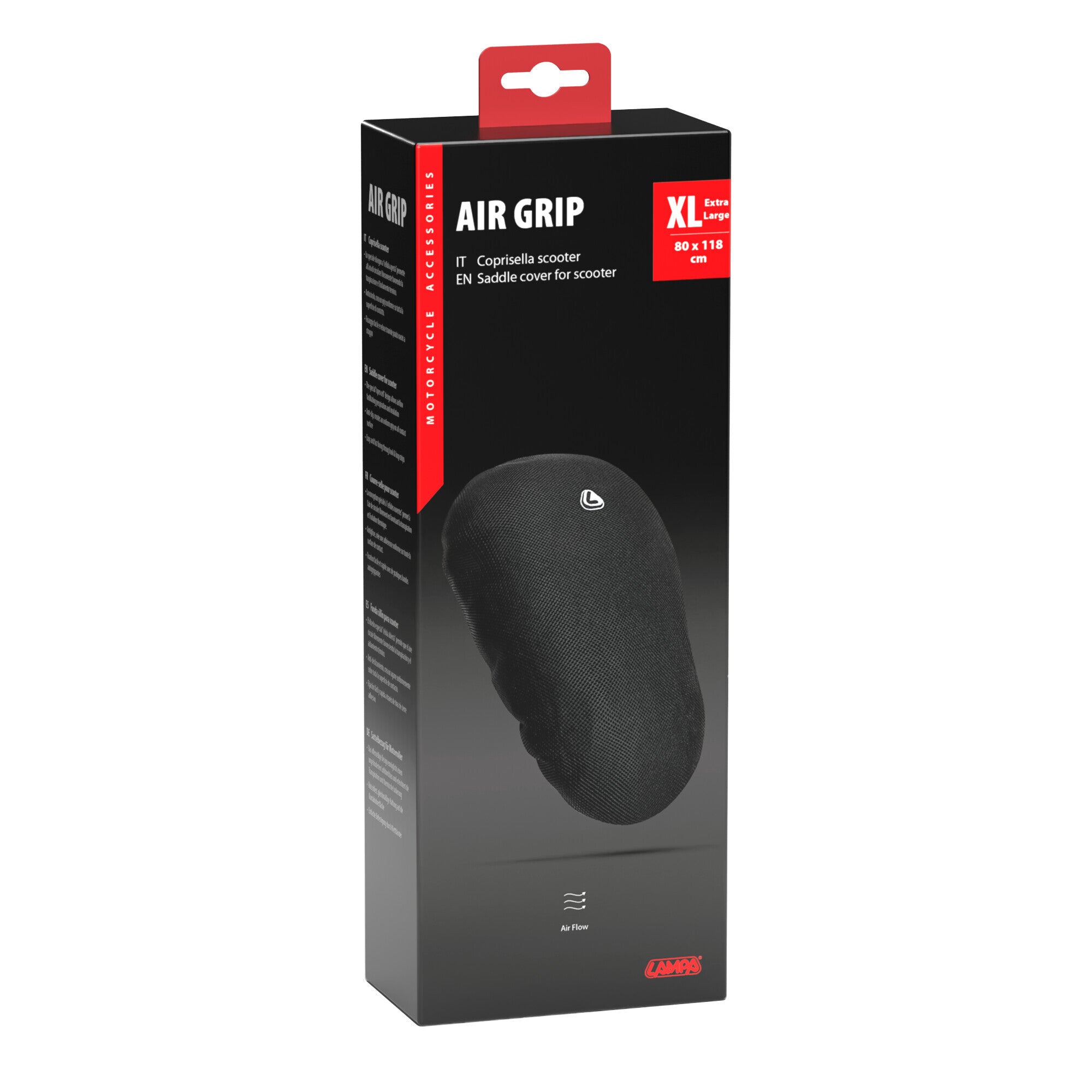 Air-Grip, coprisella per maxi-scooter - XL - 80x118 cm