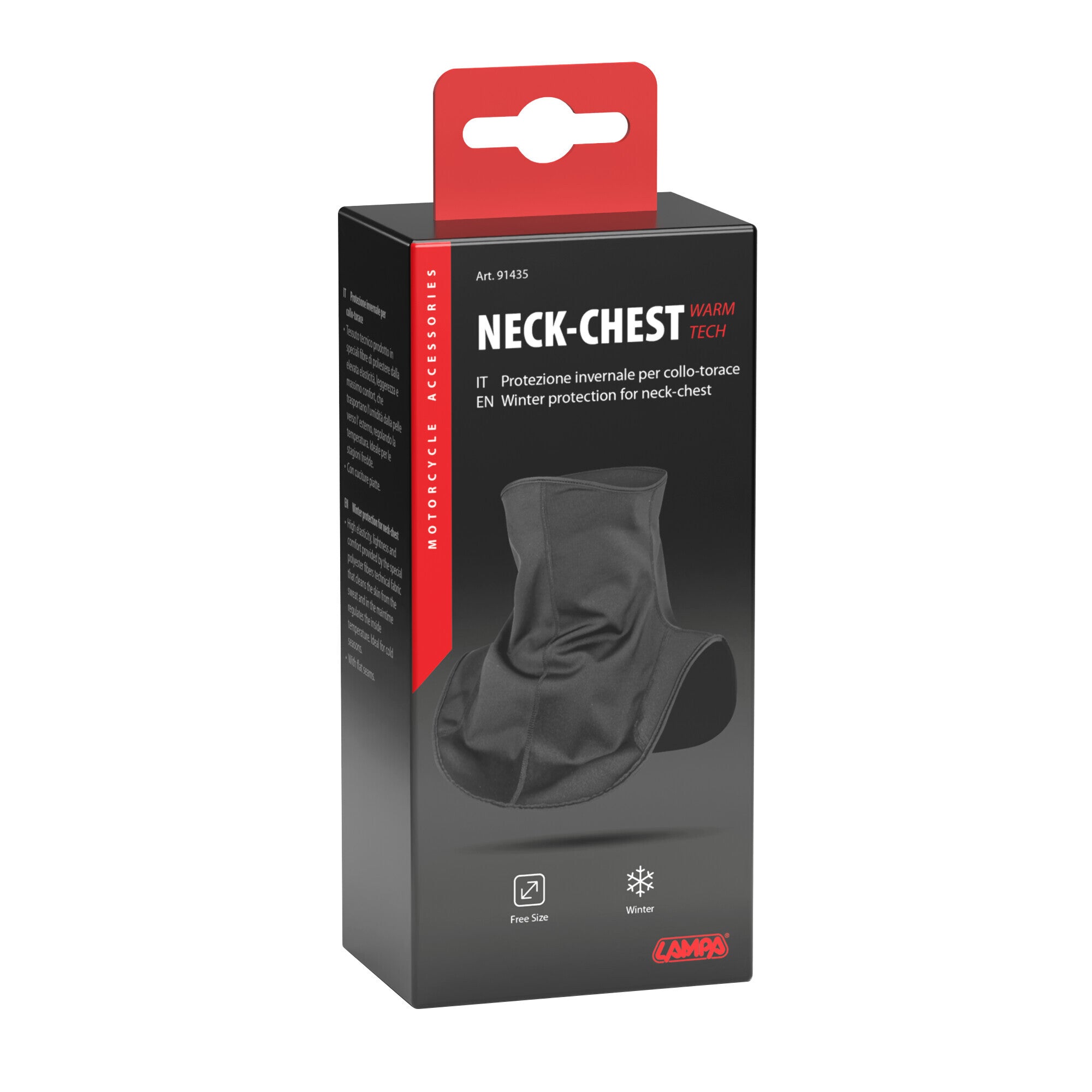 Neck-Chest, salvacollo-torace in tessuto tecnico